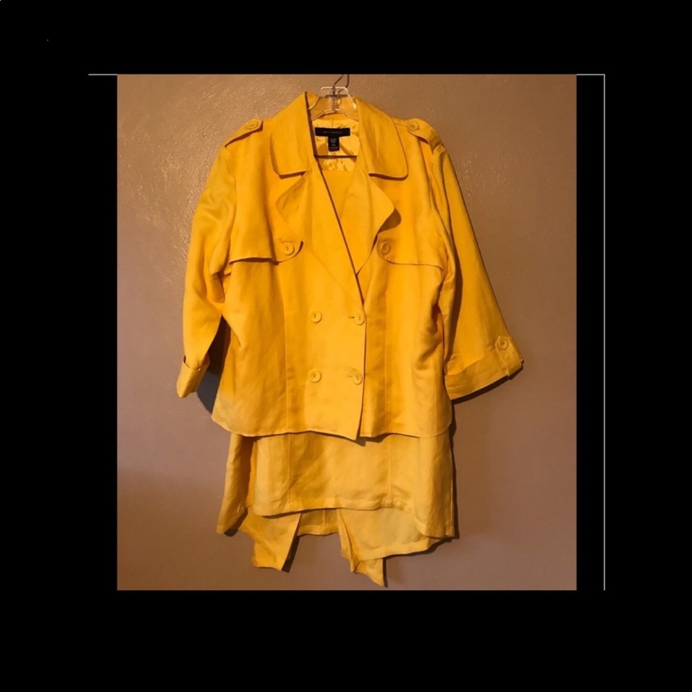 Yellow Women's Skirt Set